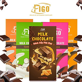 Kẹo socola sữa có Hạt điều, hạt cacao, dừa, hạnh nhân