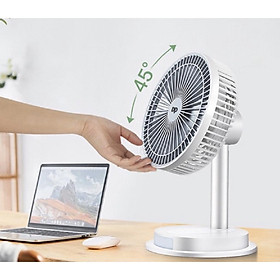 Mua QUẠT SẠC TÍCH ĐIỆN KÈM ĐÈN LED SIÊU MÁT DP 7627