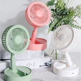 Mua Quạt Để Bàn  Gấp Gọn Dùng Pin Sạc Siêu Mát 3 Chế Độ 17cm