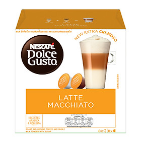 Hộp 16 Viên Nén Cà Phê Sữa Nescafe Dolce Gusto Latte Macchiato (183.2g)