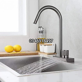 Vòi rửa bát nóng lạnh thác nước loại 1 chân