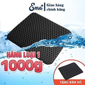 Đệm ngồi 3D Silicon EMA thế hệ 3 cao cấp - Cấu trúc tổ ong thông minh - Chống đau mỏi trĩ, xương cụt, thâm mông, xệ mông cho dân văn phòng, lái xe, sinh viên