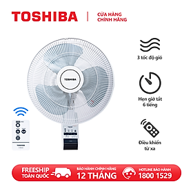 Quạt Treo Tường Toshiba F-WSA20(H)VN (55W) - Xám - Hàng chính hãng