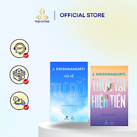 Combo sách Krishnamurti Nói Về Tự Do và Krishnamurti Thực Tại Hiện Tiền