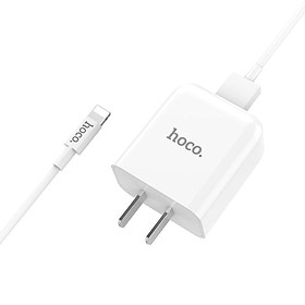 Mua Bộ Củ Sạc Hoco C50 Lightning - 2 Cổng USB - Hàng chính hãng