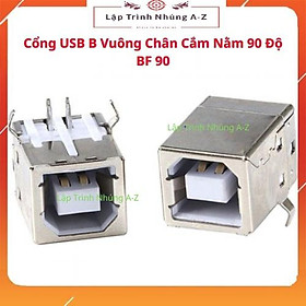 Mua  Lập Trình Nhúng A-Z  G14  Cổng USB B Vuông Chân Cắm Nằm 90 Độ BF 90