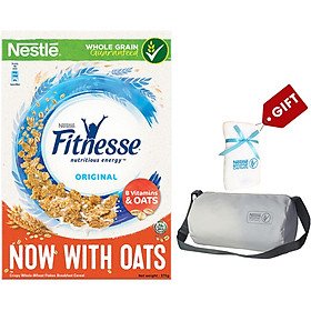 Ngũ Cốc Ăn Sáng Nestlé Fitnesse Original (Hộp 375g) - Tặng Bộ Túi Khăn Tập Gym