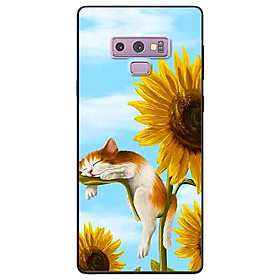 Ốp lưng in cho Samsung Note 9 Mẫu Mèo Ngủ