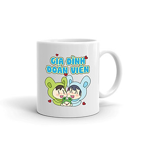 Cốc Sứ Cao Cấp In Hình Gia Đình Đoàn Viên