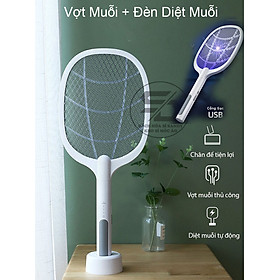 Mua VỢT MUỖI KIÊM ĐÈN BẮT MUỖI Pin sạc cao cấp