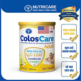 Sữa bột Nutricare ColosCare Adult cho người lớn tuổi 400g