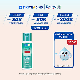 Dung dịch dưỡng ẩm Hada Labo Acne Care Calming Lotion dành cho da dầu mụn, da nhạy cảm 170ml