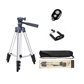 Giá đỡ 3 chân Selfie Tripod 3110 Cho điện thoại và máy ảnh tặng kèm túi vải cá tính