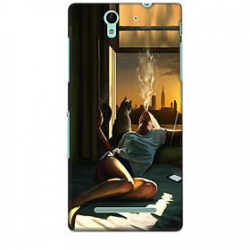 Ốp lưng dành cho điện thoại SONY C3 Cô Đơn Mình Em