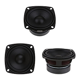 3x Waterproof 15W Stereo Audio Speaker 3inch 4Ohm Full-range DIY Loudspeaker