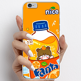 Ốp lưng cho iPhone 6, iPhone 6 Plus nhựa TPU mẫu Nước cam