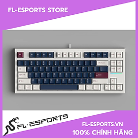 Bàn phím cơ FL-Esports FL750 CPM Metal Heart 3 Mode - Hàng chính hãng