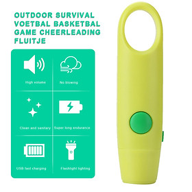 Electronic Whistle Sports Competition Referee Electric Whistle with Lanyard Outdoor Training Survival Safety Whistle with Storage Bag