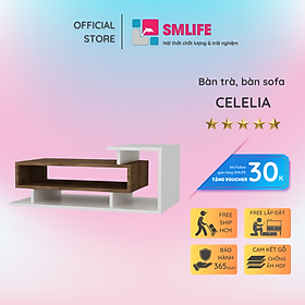 Mua Bàn sofa bàn trà gỗ công nghiệp phòng khách SMLIFE Celelia