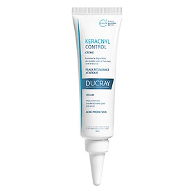 Kem hỗ trợ trị mụn đầu đen Keracnyl Control Cream Innovation Myrtacine Ducray 30ml