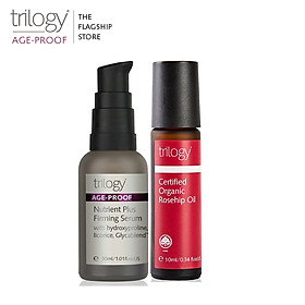 Combo serum chống lão hóaTrilogy Age-Proof Nutrient Plus Firming Serum 30ml +Tinh dầu tầm xuân Trilogy 10ml