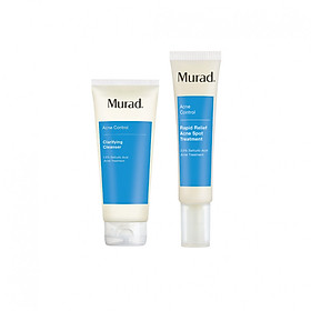 Combo giảm mụn Rapid Relief Acne Spot Treatment (gel + sữa rửa mặt)