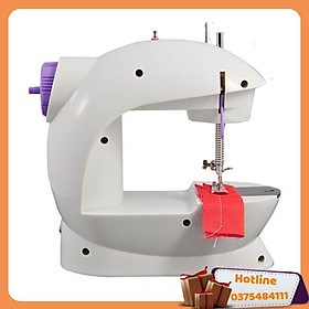 Mua Máy May Mini Gia Đình Nhỏ Gọn Tiện Dụng Có Đèn Led Sáng Sử Dụng Dễ Dàng  - Hàng Loại 1