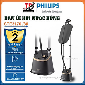 Mua Bàn Ủi Hơi Nước Đứng Philips STE3170/80 Cầu Ủi Tùy Chỉnh  Ngăn chứa tinh dầu MyEssence  Công Suất 2000w  Hàng Chính Hãng