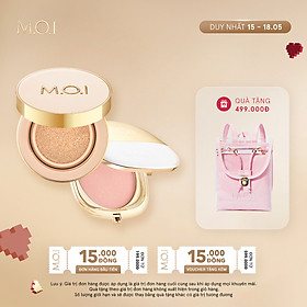 Bộ đôi Phiên bản mùa lễ hội  Phấn nước M.O.I Premium Baby Skin và Phấn má hồng M.O.I