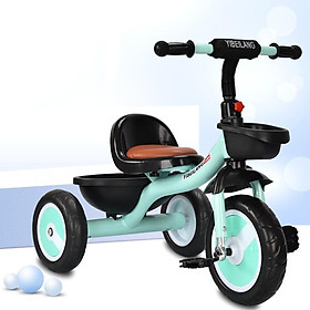 Xe đạp trẻ em, Xe đạp 3 bánh 001 có giỏ để đồ dành cho bé từ 2 đến 6 tuổi
