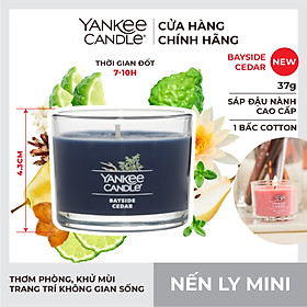 Hình ảnh Nến ly mini Yankee Candle (37g) - Bayside Cedar