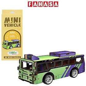 Đồ Chơi Lắp Ráp 3D Wooden Puzzle Bus - VBC-68021 (30 Mảnh Ghép)