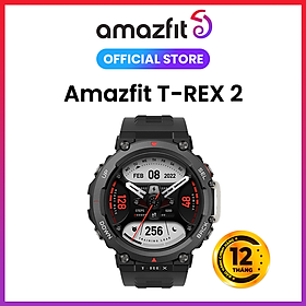 Amazfit T-Rex 2 - Đồng hồ thông minh | GPS | Pin đến 24 ngày | Chống nước 100M - Hàng Chính Hãng