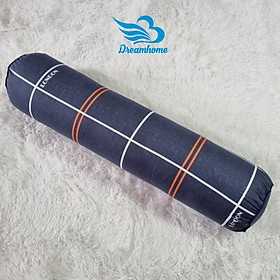 Vỏ gối ôm cotton 100% dài 95cm kéo khóa, áo gối ôm nhiều màu hình thú cho bé dài đẹp DREAMHOME