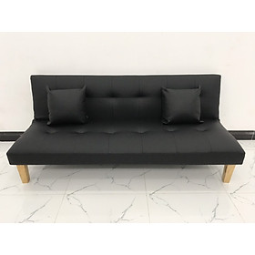 Mua Ghế sofa giường nằm simili giả da đen nhiều kích cỡ