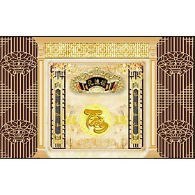 Mua tranh 3D dán bàn thờ  trang trí phòng thờ