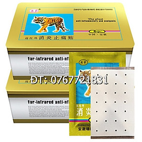 Mua Cao dán con hổ - Miếng dán con cọp - Cao tráng cốt chỉ thống xạ hương - 1 bịch gồm 2 miếng dán đôi - Mã số 1065