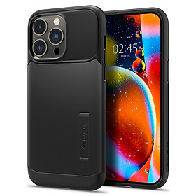 Ốp Lưng dành cho iPhone 14 Pro/ 14 Promax SPIGEN SLIM ARMOR Chống Sốc Quân Đội Mỹ_ Hàng Chính Hãng