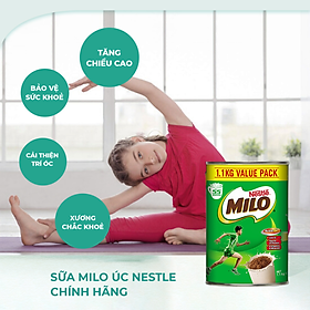 Sữa bột Nestlé Milo Australia giúp bé phát triển chiều cao và cân năng, thông minh và sáng tạo năng động vượt trội - QuaTangMe Extaste