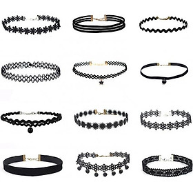 Set 12 vòng cổ choker nữ