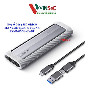 Mua Hộp ổ cứng SSD ORICO M.2 NVME TypeC AXM2-G2-V1-GY-BP - Hàng Chính Hãng