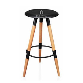 Mua Ghế quầy bar CB2128-S1 Nội thất Capta.vn Ghế gỗ bar thân nhựa thép sơn tĩnh điện màu đen