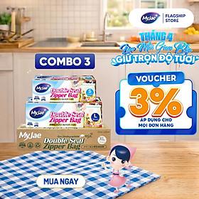 Túi Zip PE Trong Suốt 2 Đường Kéo MyJae, Túi Bọc Đồ Ăn, Rau Củ Bảo Quản Trong Tủ Lạnh