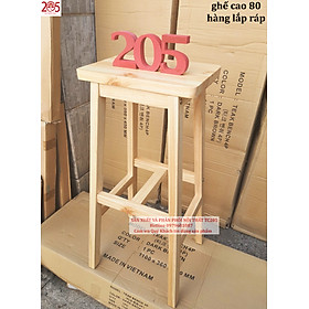 Mua GHẾ CAO 80cm gỗ 100% Nội Thất TC205