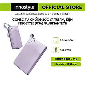 Combo 2 Túi Chống Sốc và Túi  Phụ Kiện Innostyle (USA) Guardian GT-C21 cho  Macbook/Laptop 13/14 inch/ 16inch