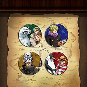 Combo huy hiệu ONE PIECE - ĐẢO HẢI TẶC anime