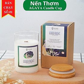 Nến thơm phòng ngủ AGAYA Candle Cup hương lavender, xô thơm và gỗ hoàn đàn - Mùi GOODNIGHT