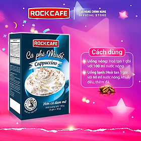 ROCKCAFE - CAPPUCCINO MUỐI (5 gói x 30 gram)