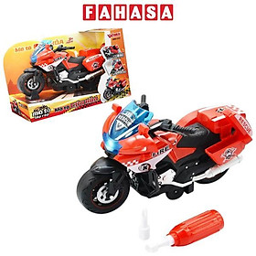 Đồ Chơi Lắp Ráp Xe Mô Tô Cứu Hỏa - Winka DK81352