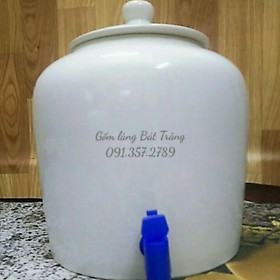 Bình đựng nước 10 lít gốm sứ Bát Tràng